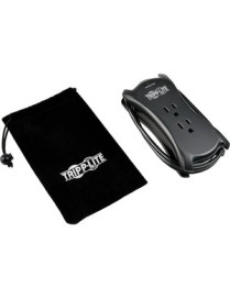 Tripp Lite Protect It! TRAVELER3USB 3-Outlets Surge Suppressor - 3 x NEMA 5-15R, 2 x USB - 1.80 kVA - 1050 J - 125 V AC Input - 