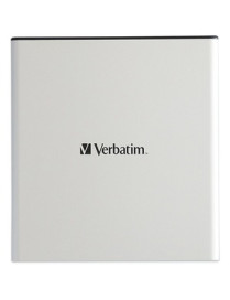 Verbatim Portable Blu-ray Writer - External - BD-R/RE Support/24x CD Write/6x BD Write/8x DVD Write - USB 3.2 Gen 1