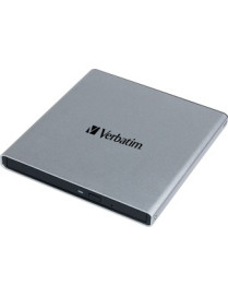 Verbatim Portable Blu-ray Writer - External - BD-R/RE Support/24x CD Write/6x BD Write/8x DVD Write - USB 3.2 Gen 1