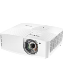 Optoma 4K400STx 3D Short Throw DLP Projector - 16:9 - White - High Dynamic Range (HDR) - Front - 2160p - 4000 Hour Normal Mode -