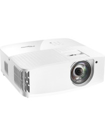 Optoma 4K400STx 3D Short Throw DLP Projector - 16:9 - White - High Dynamic Range (HDR) - Front - 2160p - 4000 Hour Normal Mode -