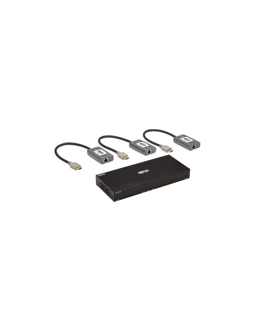 Tripp Lite B127A-2A0-BH Video Extender Transmitter/Receiver - 1 Input Device - 3 Output Device - 230 ft (70104 mm) Range - 7 x N