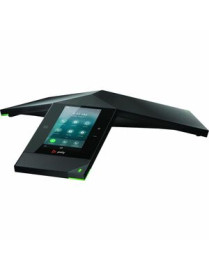 HP Inc. Poly Trio IP Conference Station - Corded/Cordless - Bluetooth, Wi-Fi, NFC - Black - VoIP - 2 x Network (RJ-45) - PoE Por