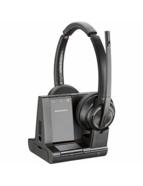 HP Inc. Poly Savi 8220 UC DECT USB-A Headset - Stereo - True Wireless - Bluetooth/DECT - 450 ft - 20 Hz - 20 kHz - On-ear - Bina