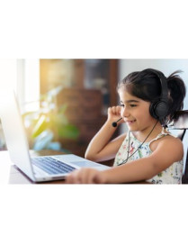 Kensington Classic Headset with Mic and Volume Control - Stereo - Mini-phone (3.5mm) - Wired - Over-the-head - Binaural - Ear-cu