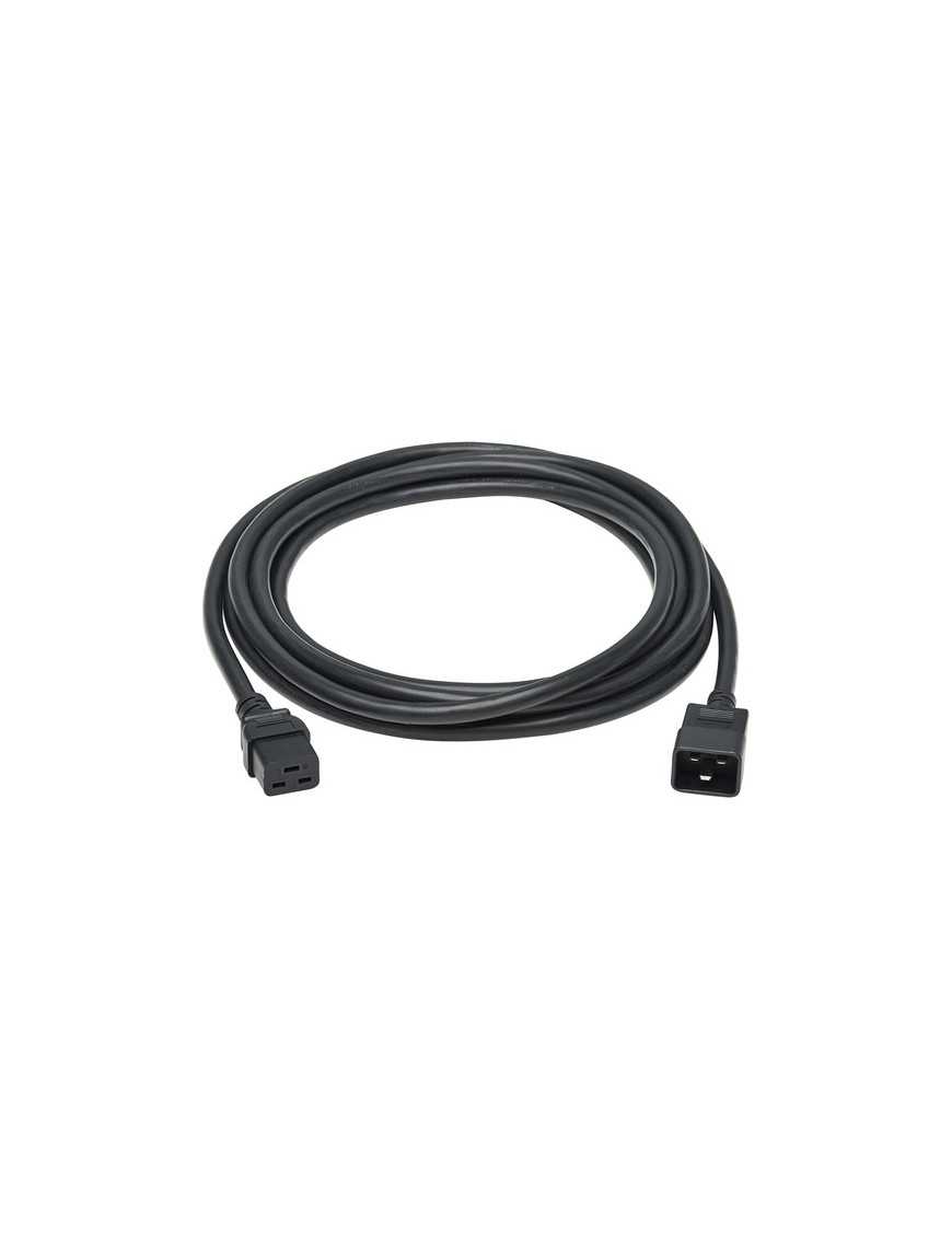 Tripp Lite by Eaton Power Extension Cord - For Server, Router, Network Switch, UPS, PDU - 250 V AC20 A - Black - 15 ft Cord Leng