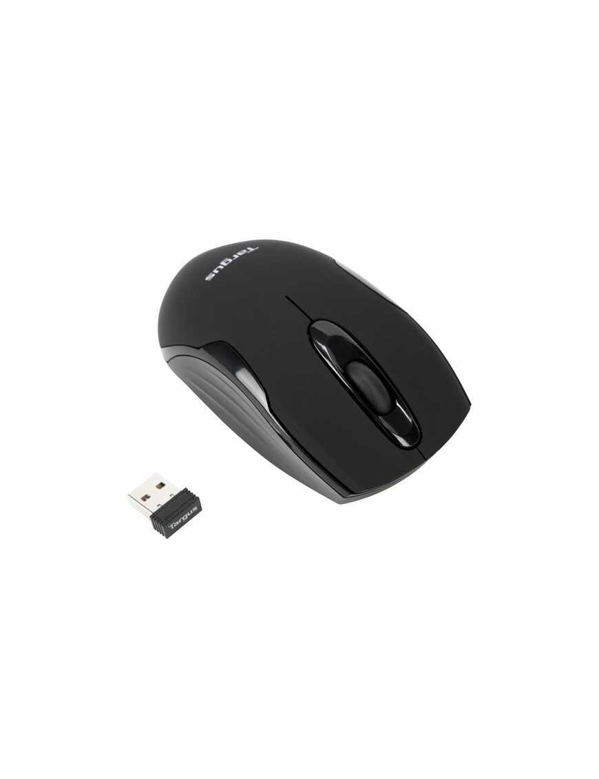 Targus W575 Wireless Mouse - Optical - Wireless - Radio Frequency - Black - USB - 1600 dpi - Scroll Wheel - 1