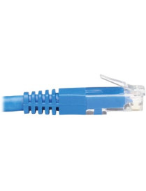 Tripp Lite by Eaton N204-015-BL-RA Right-Angle Cat6 Ethernet Cable - 15 ft., M/M, Blue - 15 ft Category 6 Network Cable for Netw