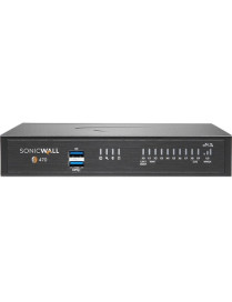 SonicWall TZ470 Network Security/Firewall Appliance - 8 Port - 10/100/1000Base-T - 2.5 Gigabit Ethernet - DES, 3DES, MD5, SHA-1,