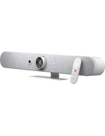 Logitech Rally Bar Mini Video Conferencing Camera - 30 fps - White - USB 3.0 - 3840 x 2160 Video - 120° Angle - 4x Digital Zoom 