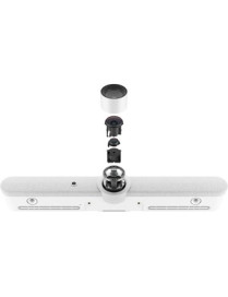 Logitech Rally Bar Mini Video Conferencing Camera - 30 fps - White - USB 3.0 - 3840 x 2160 Video - 120° Angle - 4x Digital Zoom 