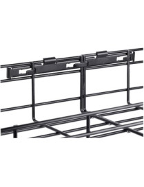 Tripp Lite by Eaton Wire Mesh Cable Tray - 300 x 100 x 1500 mm (12 in. x 4 in. x 5 ft.), 2-Pack - Cable Tray - Black Powder Coat