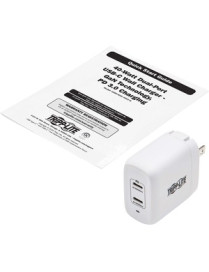 Tripp Lite by Eaton AC Adapter - 40 W - 120 V AC, 230 V AC Input - 5 V DC/3 A, 9 V DC, 12 V DC Output - White