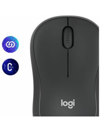Logitech M240 Silent Bluetooth Mouse - Travel Mouse - Wireless - Bluetooth - Graphite - Symmetrical