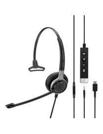EPOS | SENNHEISER IMPACT SC 635 USB-C - Mini-phone (3.5mm), USB Type C - Wired - 50 Hz - 18 kHz - On-ear - Noise Cancelling Micr