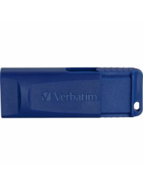 Verbatim 8GB USB Flash Drive - Blue - 8 GB - USB 2.0 Type A - Blue - 5 Year Warranty - 1 Each