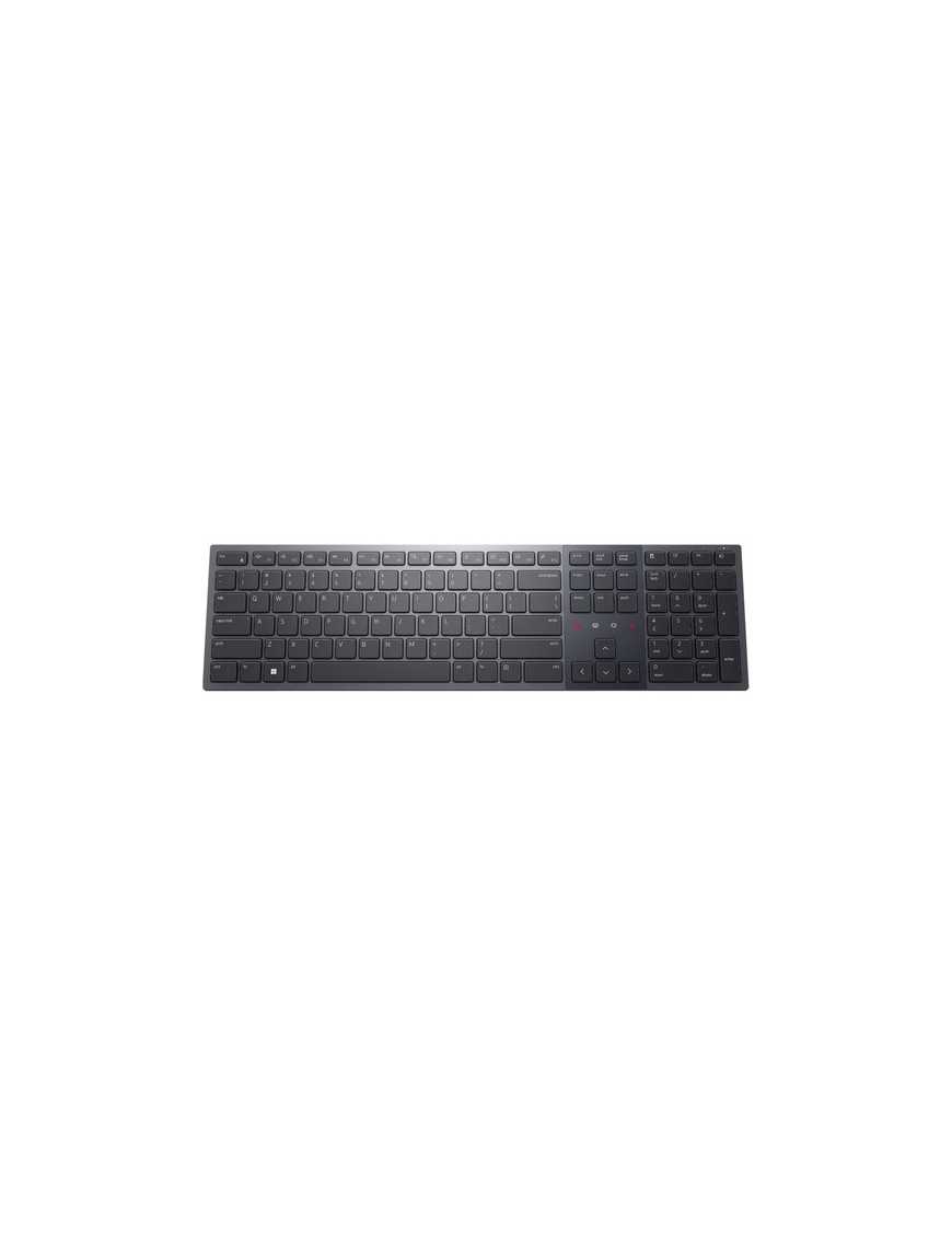 Dell Premier KB900 Keyboard - Wireless Connectivity - Bluetooth - 2.40 GHz - USB Interface Multimedia, Calculator, Mute, Play/Pa