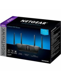 Netgear Nighthawk RAX50 Wi-Fi 6 IEEE 802.11 a/b/g/n/ac/ax Wireless Router - Dual Band - 2.40 GHz ISM Band - 5 GHz UNII Band - 4