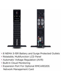 Cyber Power CyberPower Smart App Sinewave PR750RTXL2UC 750VA Rack/Tower UPS - 2U Rack/Tower - AVR - 3 Hour Recharge - 11.30 Minu