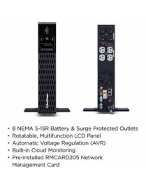 Cyber Power CyberPower Smart App Sinewave PR1000RT2UCN 1000VA Rack/Tower UPS - 2U Rack/Tower - AVR - 3 Hour Recharge - 7 Minute 