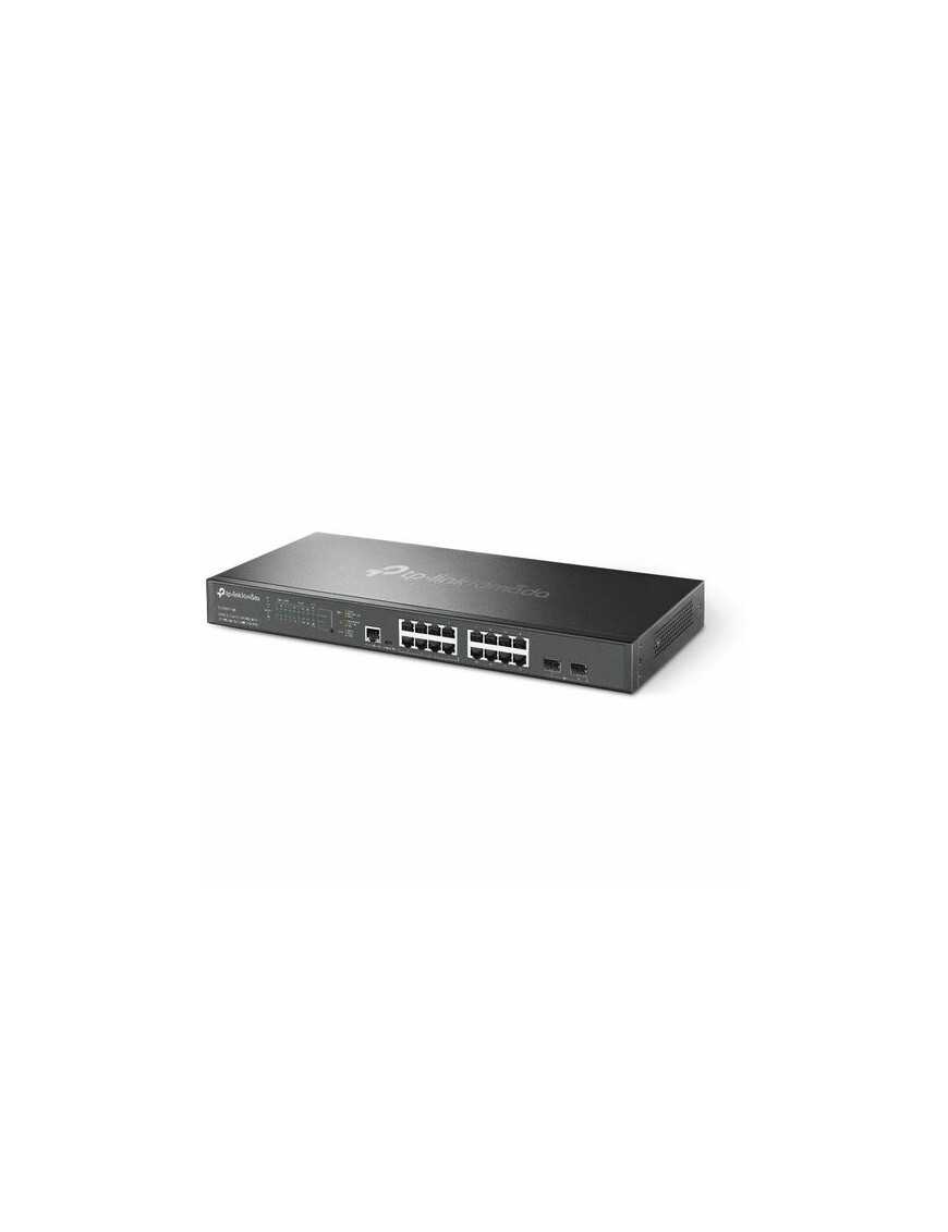 Tp Link TP-Link Omada 16-Port 2.5G and 2-Port 10GE SFP+ L2+ Managed Switch with 8 Port PoE+ - 16 Ports - Manageable - 2.5 Gigabi