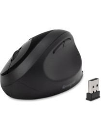 Kensington Pro Fit Ergo Wireless Mouse-Black - Wireless - Bluetooth/Radio Frequency - 2.40 GHz - Black - USB - 1600 dpi - 5 Butt