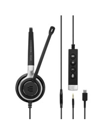 EPOS | SENNHEISER IMPACT SC 665 USB-C Headset - Stereo - USB Type C, Mini-phone (3.5mm) - Wired - On-ear - Binaural - Ear-cup - 