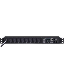 Cyber Power CyberPower PDU31002 Monitored PDU, 100-120V, 20A, 8 NEMA 5-20R Outlets, 1U Rackmount - Monitored - NEMA L5-20P - 8 x