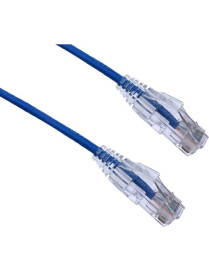 Axiom Memory Axiom 10FT CAT6 BENDnFLEX Ultra-Thin Snagless Patch Cable 550mhz (Blue) - 10 ft Category 6 Network Cable for Networ