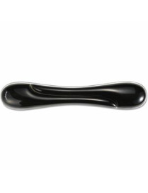 Kensington Duo Gel Wave Keyboard Wrist Rest - 3.69" (93.60 mm) x 1.92" (48.80 mm) x 1.04" (26.50 mm) Dimension - Black - Gel, Po