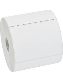 Zebra Label Paper 4x3in Direct Thermal Zebra Z-Select 4000D - 4" Width x 3" Length - Permanent Adhesive - Direct Thermal - White