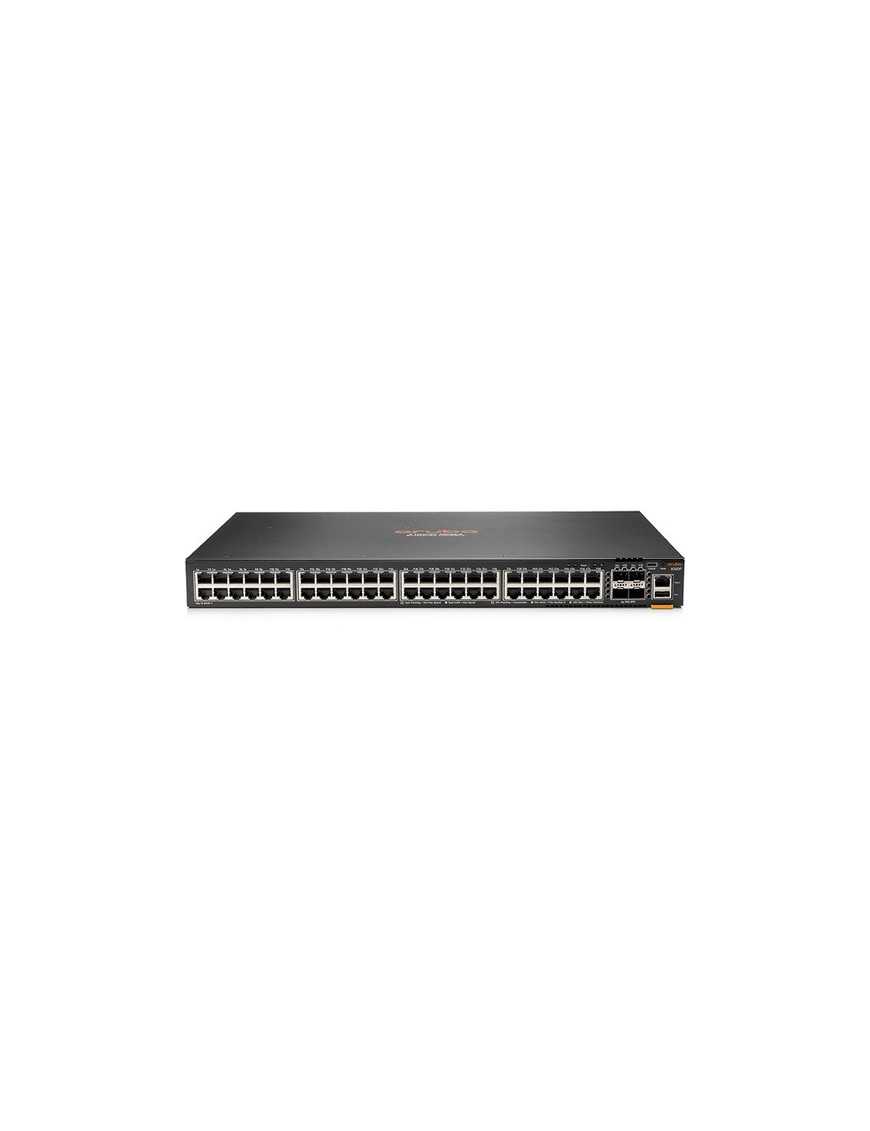 Hpe Aruba 6300F 48-port 1GbE and 4-port SFP56 Switch - 48 Ports - Manageable - 3 Layer Supported - Modular - 4 SFP Slots - 74 W 