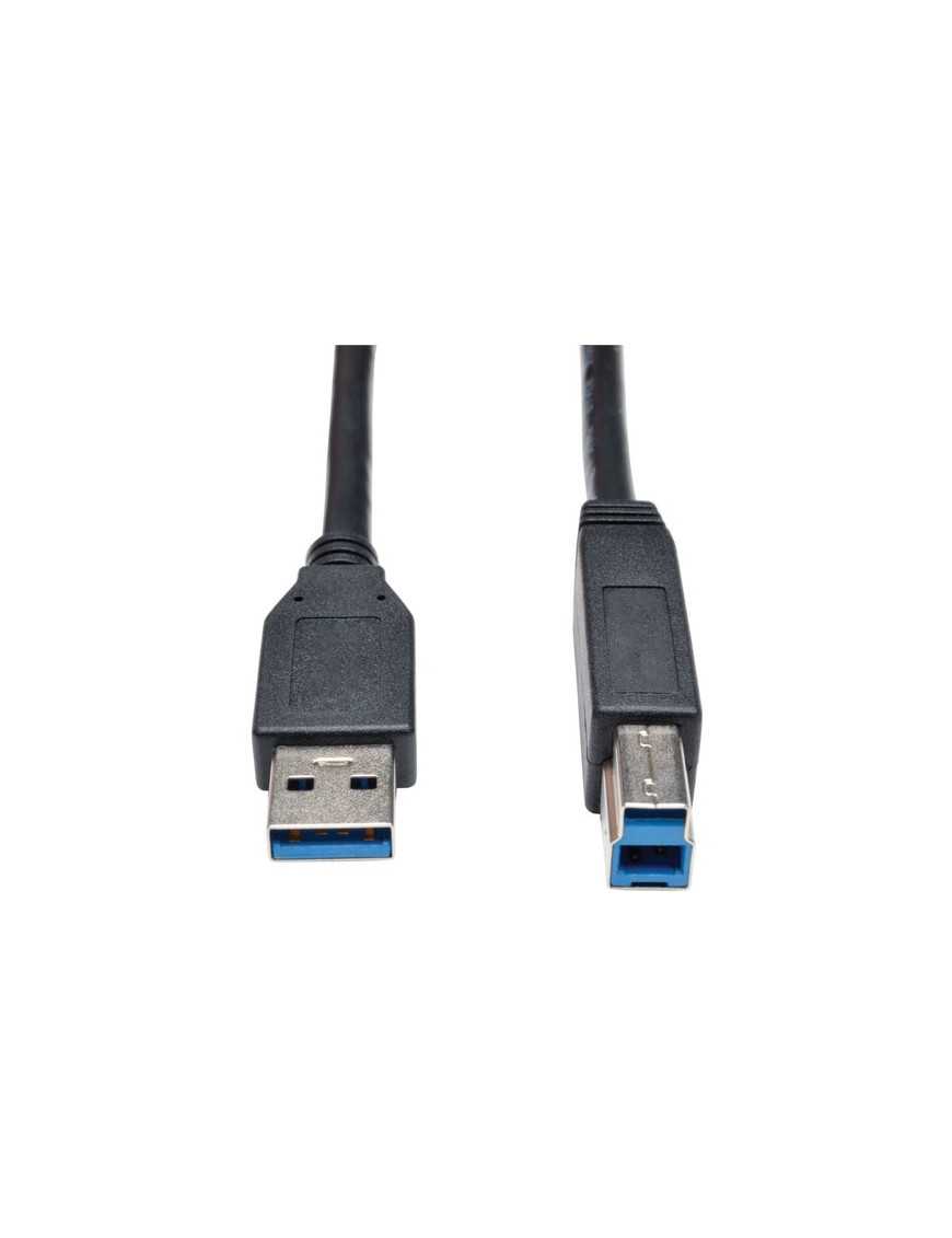 Tripp Lite by Eaton USB 3.0 SuperSpeed Device Cable (AB M/M) Black, 6-ft - 6 ft USB Data Transfer/Power Cable for Hard Drive, Pr