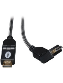 Tripp Lite 10ft High Speed HDMI Cable Digital Video with Audio Swivel Connectors 4K x 2K M/M 10' - 10 ft HDMI A/V Cable - First 