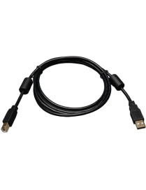 Tripp Lite by Eaton 6-ft. USB2.0 A/B Gold Device Cable with Ferrite Chokes - 6 ft Data Transfer Cable - First End: 1 x USB 2.0 T