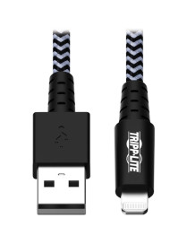 Tripp Lite by Eaton Heavy-Duty USB Sync/Charge Cable with Lightning Connector, 10 ft. (3 m) - 10 ft Lightning/USB Data Transfer 