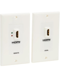 Tripp Lite HDMI Wallplate Extender Kit Over Cat5 / Cat6 F/F - TAA Compliant