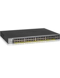 Netgear Gigabit PoE+ Smart Switches with Remote/Cloud Management - 48 Ports - Manageable - Gigabit Ethernet - 10/100/1000Base-TX