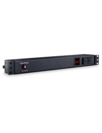 Cyber Power CyberPower Metered PDU15M2F8R 10-Outlets PDU - Metered - NEMA 5-15P - 10 x NEMA 5-15R - 120 V AC - 1U - Vertical - R