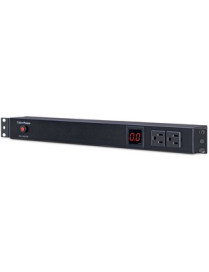 Cyber Power CyberPower Metered PDU15M2F8R 10-Outlets PDU - Metered - NEMA 5-15P - 10 x NEMA 5-15R - 120 V AC - 1U - Vertical - R