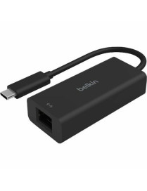 Belkin Connect USB-C to 2.5 Gb Ethernet Adapter - USB Type C - 320 MB/s Data Transfer Rate - 1 Port(s) - 1 - Twisted Pair - 10/1