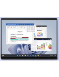 Microsoft Surface Pro 9 Tablet - 13" - Core i5 12th Gen i5-1245U Deca-core (10 Core) - 16 GB RAM - 256 GB SSD - Platinum - 2880 