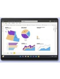 Microsoft Surface Pro 9 Tablet - 13" - Core i5 12th Gen i5-1245U Deca-core (10 Core) - 16 GB RAM - 256 GB SSD - Platinum - 2880 