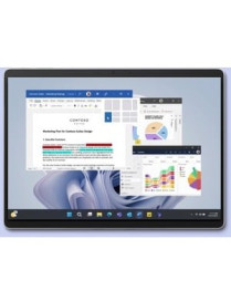 Microsoft Surface Pro 9 Tablet - 13" - Core i5 12th Gen i5-1245U Deca-core (10 Core) - 16 GB RAM - 256 GB SSD - Platinum - 2880 