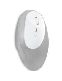 Kensington Pro Fit Ergo Wireless Mouse-Gray - Wireless - Bluetooth/Radio Frequency - 2.40 GHz - Gray - USB - 1600 dpi - 5 Button