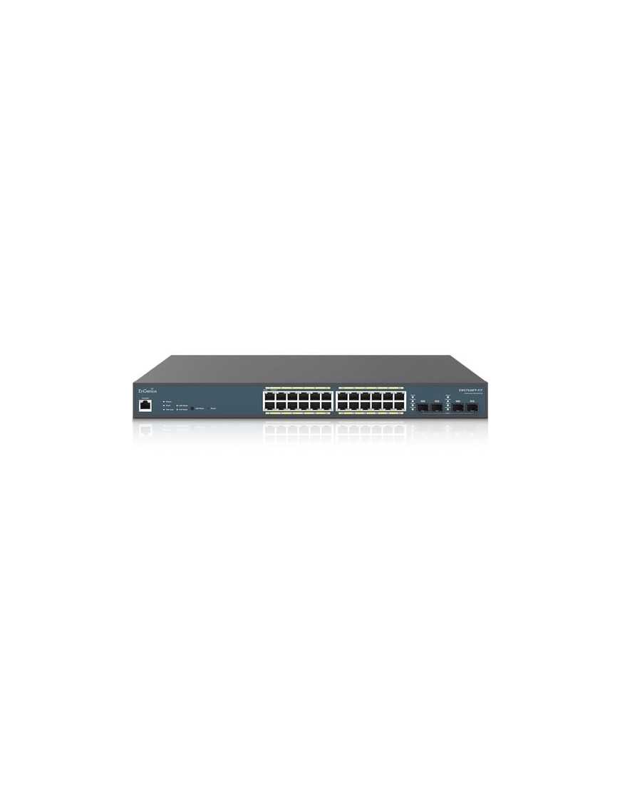 EnGenius EWS7928FP-FIT Ethernet Switch - 24 Ports - Manageable - Gigabit Ethernet - 10/100/1000Base-T, 1000Base-X - 2 Layer Supp