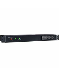 Cyber Power CyberPower Rackbar Surge Suppressor RM 1U RKBS15S4F8R 15A 12-Outlet - 12 x NEMA 5-15R - 3600 J - 120 V AC Input - 12