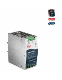 TRENDnet 240W Single Output Industrial DIN-Rail Power Supply, Extreme Operating Temp Range -25 to 70 °C(-13 to 158 °F) Built-in 