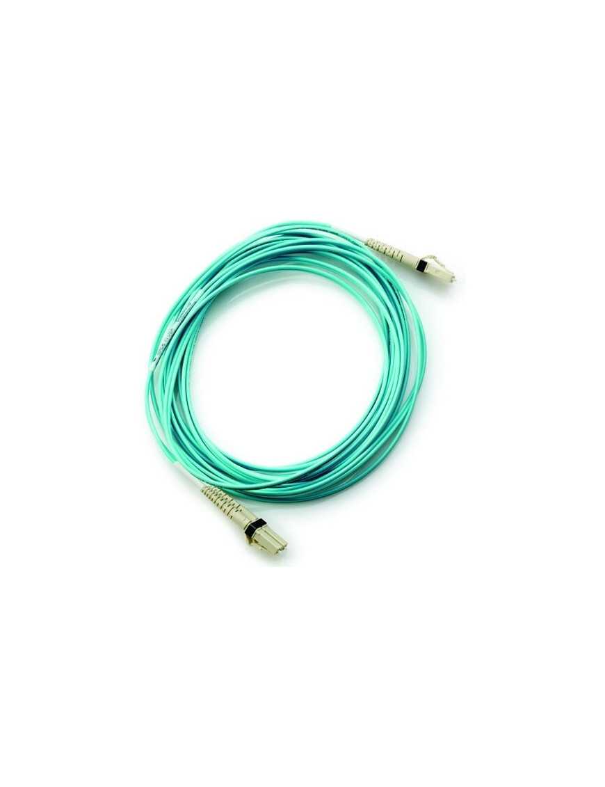 HPE LC to LC Multi-mode OM3 2-Fiber 2.0m 1-Pack Fiber Optic Cable - 6.6 ft Fiber Optic Network Cable for Network Device, Switch 