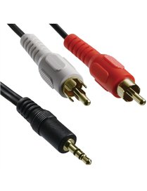 6FT Y-ADAPTER CABLE 3.5MM